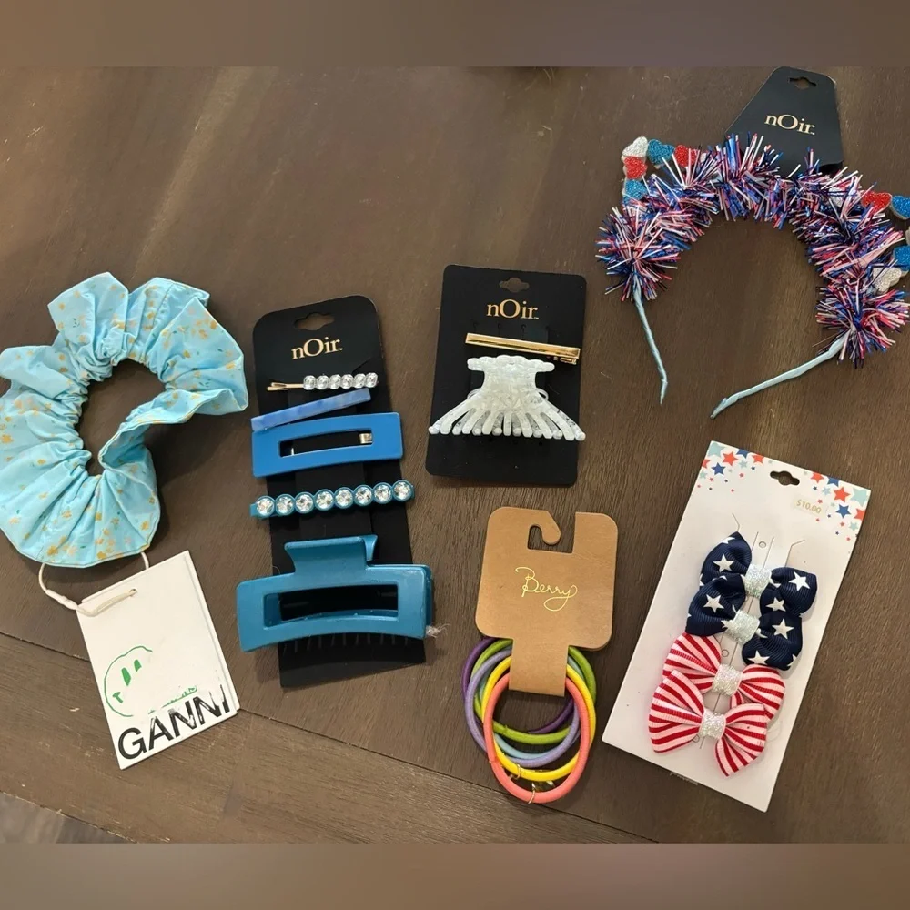 Lot of Colorful Hair Accessories
